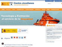 Tablet Screenshot of centrojovellanos.com